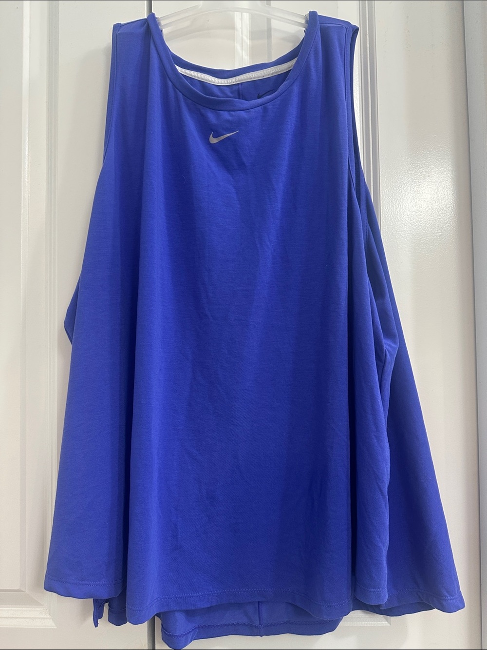 Nike Cobalt Blue Performance Tank with Reflective Swoosh